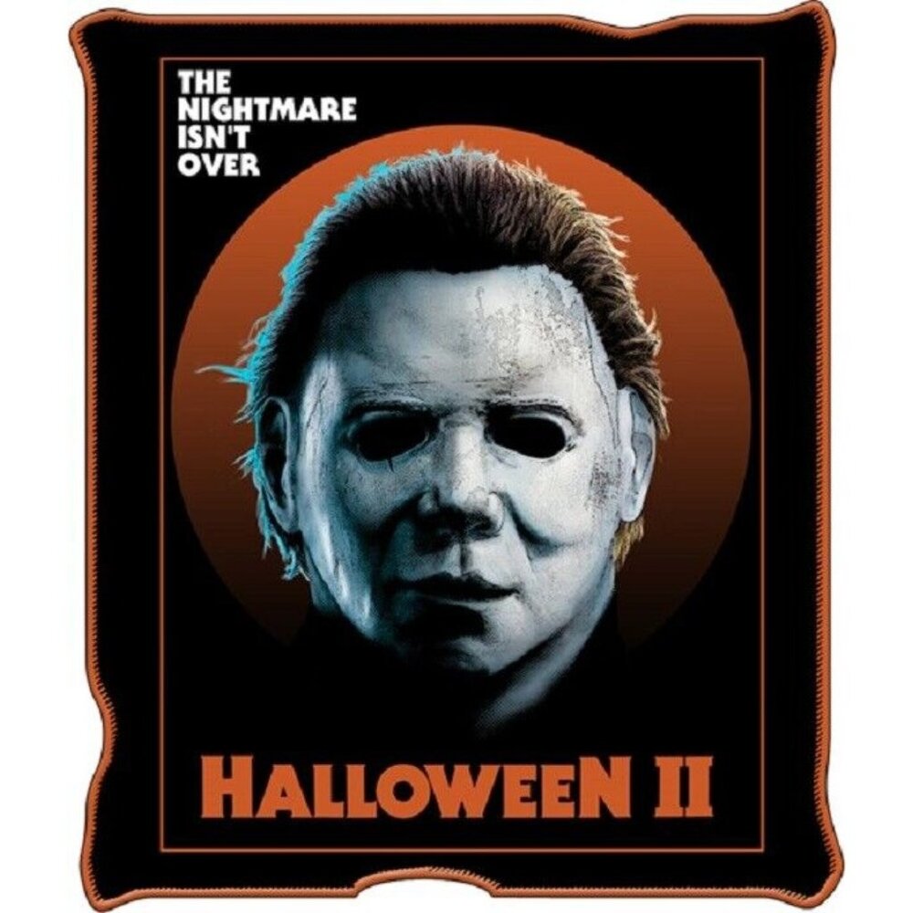 New Halloween 2 Michael Myers Horror Fleece Throw Blanket Gift Scary Movie Film
